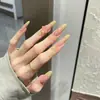 Armadura de mano sentido avanzado hecho a mano ins explosiones diamante roto mariposa uña piezas de uña al por mayor uñas portátiles