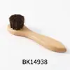 Escova de sapato de crina de cavalo com cabo curvo, escova de sapato pequena de crina de cavalo em formato de peixe, escova para engraxar sapatos de couro, feita sob medida OEM, fornecimento para comércio exterior, crina de cavalo