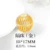 Acessórios de joias semiacabados material DIY contas soltas com contas metal lanterna oca tridimensional contas espaçadoras atacado de fábrica