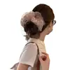 Leopardo Dulce~ Lazo para el Cabello de Organza con Estampado de Leopardo Extra Grande, Diadema de Malla Elástica, Coletero Floral Fresco para Mujeres