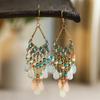 Pendientes largos en forma de V, pendientes bohemios, joyería para mujer, venta al por mayor, tu tixi yiwu daisy jewellery