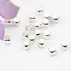 Cuentas de Cobre con Superficie Lisa, Cuentas Cuadradas Biseladas, Cuentas Cuadradas con Esquinas Redondeadas, Pulseras con Cuentas para Manualidades, Collares, Cuentas Espaciadoras Cubo de Azúcar con Agujero Grande, Accesorios