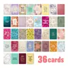 Nuevo Set de 36 Tarjetas de Energía Motivacional Femenina Estilo Ins en Inglés, Tarjetas de Afirmación Positiva para Autoestima, Venta al por Mayor Transfronteriza