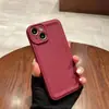 Capa injetada a óleo com padrão de teto solar e orifício fino, adequada para capa de celular Apple 15promax iphone11 cor sólida simples 7/8