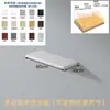 Suporte de prateleira pintado em preto e branco para coluna A, suportes esquerdo e direito, suporte de vidro, braço de suporte de partição, suportes esquerdo e direito para coluna de escada, suporte para coluna AA