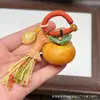 Cera de Abeja de Segunda Generación Varios Estilos Oso Bolsa de Queso Colgante Llavero DIY Exquisito Adorno de Joyería