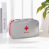 Bolsa de almacenamiento de medicamentos de tela Oxford de puntos para viajes al aire libre, bolsa médica portátil de primeros auxilios de emergencia, bolsa de salud