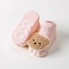 Meias Infantis Pontilhadas Antiderrapantes Meias de Chão Meias de Boneca Urso de Desenho Animado Primavera e Outono Meias Invisíveis para Bebê Meias para Recém-Nascido