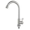 Torneira de Pia Universal Rotativa 1/2 Polegada Aço Inoxidável 304 Torneira de Pia de Cozinha de Água Fria Única para Lavar Legumes
