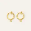 Venta caliente versión coreana de clip para oreja sin agujero clip para oreja personalidad aretes falsos accesorios de joyería DIY clip para oreja de resorte aro para oreja fabricantes venta al por mayor