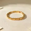 Pulsera de oro con eslabones de cadena cruzada geométrica de moda, pulsera metálica simple y de lujo ligero, joyería para mujer con diseño de nicho