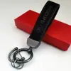 Colgante de Llavero de Cuero Gamuzado de Gama Alta para Coche Llavero con Logo de Coche Decoración de Llavero Colgante de Cintura de Metal Venta al por Mayor