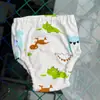 (Calça de Aprendizado/Calça de Bebê) Capa de Fralda de Algodão Bordada para Bebê, Calça de Treinamento Impermeável, à Prova de Vazamentos e Respirável
