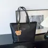 Bolsa Tote Retrô de Grande Capacidade Transfronteiriça 2026 Nova Moda Coreana de Nicho Bolsa Tote Bolsa de Ombro Único Sob o Braço Atacado