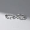 Anillo Suave para Pareja para Hombre y Mujer Un Par de Diseño Nicho Minimalista Japonés y Coreano Lujo Ligero de Alta Gama Versátil Diseño Abierto