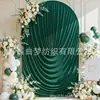 Cortina de arco plissada de spandex nova transfronteiriça cortina de gaze de casamento decoração de fundo para celebração de casamento ao ar livre arranjo de festa
