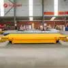 Coche de Riel Eléctrico para Ensamblaje y Transferencia de Mercancías, Vehículo de Transporte por Riel con Capacidad de Carga de 30 Toneladas, Vehículo de Transferencia de Taller con Riel de Guía Lineal