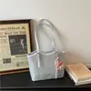 Bolso Tote de Gama Alta de Nicho, Bolso de Hombro Versátil y de Moda, Bolso de Hombro o Axila de Gran Capacidad Estilo Coreano