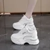 AT901-1 Zapatos de Papá que Aumentan la Altura para Mujer Nuevo Modelo 2026 Tenis de Piel para Mujer para Personas Bajitas Zapatos Casuales de Suela Gruesa