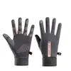 Guantes Calientes de Invierno para Ciclismo, Hombres y Mujeres, Forro Térmico de Polar, Engrosados, Antideslizantes, Compatibles con Pantalla Táctil, Impermeables