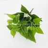 Arranjo Artificial Transfronteiriço de Rabanetes Verdes, Folhas de Batata Doce, Flores Artificiais, Paredes de Plantas Verdes, Decoração de Parede de Gramado, Arranjo de Flores para Grade de Varanda