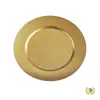 Ventas Directas de Fábrica Estilo Japonés Comida Occidental Acero Inoxidable Dorado Plato Poco Profundo Estilo Coreano Bandeja Plana Plato Poco Profundo Plato de Barbacoa Comercial