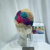Mori-estilo Double-layer Handmade Crochet Color Flower Wool Hat Crianças Outono e Inverno Niche Fashion Sweet Knitted Pullover Chapéu