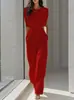 Comercio Exterior Transfronterizo Moda Femenina Nueva Elegante Europea y Americana Mono de Verano de Color Sólido Adelgazante