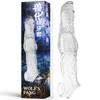 Anillo de pene con vibración de cristal alargado y maza de bestia sexy Niuniu, conjunto de una generación de juguetes sexuales para adultos