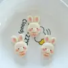 Fofo Mi Ka Desenho Animado de Animal Pequeno Artesanal DIY Cola de Creme Resina Pequenos Acessórios Furo Fivela de Sapato Material para Joias Pacote