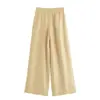 Item Quente Transfronteiriço do AliExpress Nova Moda Primavera Camisa Solta com Gola 2273847 + Calça de Pernas Largas 2116847