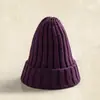 Sombrero de Lana Tejido de Moda Estilo Coreano con Punta Cálido para Otoño e Invierno Sombrero de Lana Cálido para Hombre Sombrero Tejido Cálido Personalizado con Logo