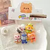 Pinza para el pelo de conejo policía de dibujos animados, animal lindo, accesorios de resina para la ciudad, gomas para el pelo DIY, accesorios para el pelo de niños para Crocs