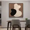 Pintura Decorativa Moderna Minimalista para Sala de Estar Nicho Bloque de Color Arte Mural Abstracto Dormitorio Pobreza y Viento Silencioso Pintura Colgante de Pared