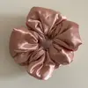 Elásticos de Cabelo Personalizados em Formato de Almofada do Fabricante~ Scrunchies de Algodão Bolha de Cetim Francês Que Não Danificam o Cabelo, Tecido Confortável e Altamente Elástico