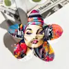 Patrón de Horquilla Impreso con UV de Flor Transfronteriza Se Puede Personalizar con Horquilla Personalizada Pinza de Tiburón Accesorios para el Cabello de Horquilla de Plumeria de Gama Alta