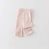 Pantalones Rayados de Verano para Niñas 2026, Leggings Finos Transpirables para Bebés, Pantalones Largos Casuales con Encaje de Pompones para Bebés