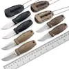 Faca de Camping para Exterior Mais Vendida Transfronteiriça, Faca Reta Pequena para Autodefesa, Faca Portátil para Pendurar no Pescoço, Mini Faca, Faca Afiada para Frutas