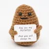 Productos transfronterizos de Amazon adornos de muñeca de dibujos animados de frutas y verduras tejidos de lana hechos a mano energía positiva