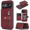 Compatível com Google Pixel 11ProXL Capa Magnética 2 em 1 para Celular 10/9A Slot para Cartão Carregamento Sem Fio Capa de Couro