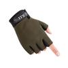 Guantes Tácticos Primavera y Otoño Medio Dedo Hombres Guerrero Lobo Fuerzas Especiales Ciclismo al Aire Libre Deportes Entrenamiento Delgados Verano Camuflaje Transpirables