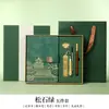 Cuaderno de negocios personalizado, libro de actas de reuniones, cuaderno encuadernado en piel, juego de caja de regalo estilo chino, cuaderno A5 personalizado