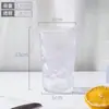 Taza de Vidrio con Patrón de Glaciar Taza de Agua para Mujeres Taza de Cerveza de Verano Taza de Té con Leche para el Hogar para Hombres Estilo Ins Taza para Bebidas Café