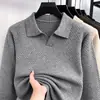 Suéter de Punto Casual Simple con Estampado de Gaviota para Hombre de Mediana Edad, Manga Larga, Invierno 2026