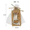 Llavero Colgante Creativo Personalizado de Pie Colgante de Joyería para Fiesta Festiva Abrebotellas Multifuncional Regalo