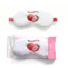 Mascarilla de Ojos de Fresa y Limón para Dormir, Protección Ocular de Seda Sintética, Alivia la Fatiga Visual, Transpirable, Bloqueo Total de la Luz para Hombres, Mujeres y Estudiantes