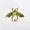 Criativo retro abelha strass flor diy roupas sapato saco animal strass fivela broche acessórios telefone móvel beleza vara broca