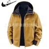 Nueva chaqueta táctica de forro polar para otoño para montañismo, chaqueta de caparazón blando a prueba de viento, abrigo con capucha para exteriores para otoño e invierno para hombre