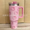 Taza para Coche de 40 oz con Asa, Taza Aislada con Popote, Taza de Hielo para Mantener Frío Montada en Coche, Taza de Agua para el Día de la Madre