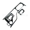 Adecuado para Ford Everest Ranger Pegatina Negra de Fibra de Carbono Panel de Cambios Interior Película Anti-Rayaduras